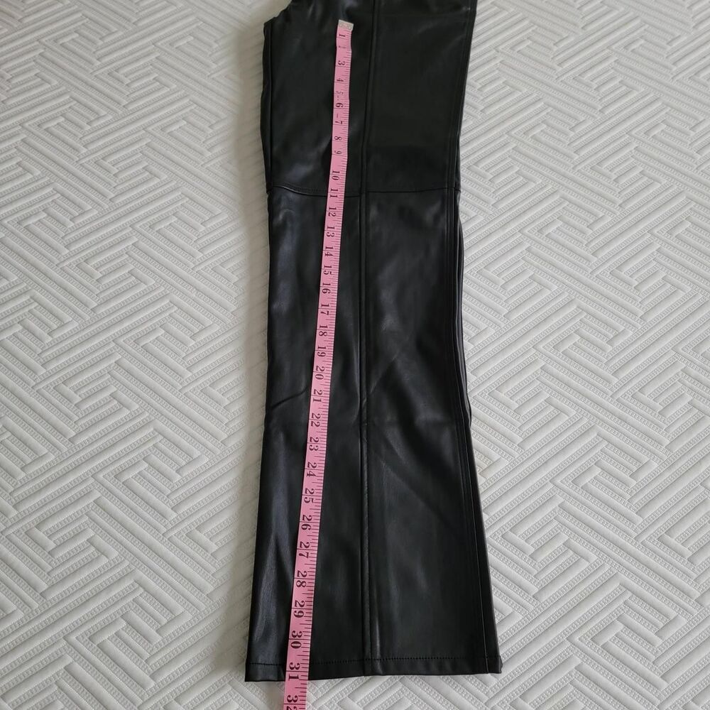 NWT ASOS DESIGN black straight leg faux leather pants. - Picture 5 of 5